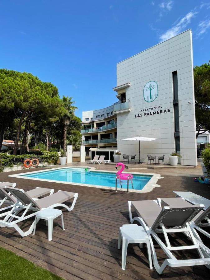 Aparthotel Las Palmeras カステルデフェルス エクステリア 写真